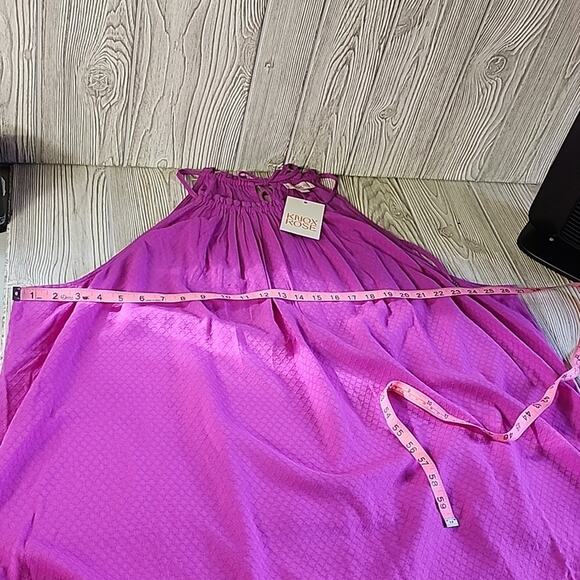 Knox Rose Womens Plus Magenta Halter Sleeveless Tank Top Size 2X - Picture 6 of 6